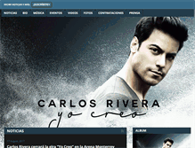 Tablet Screenshot of carlosrivera.com.mx